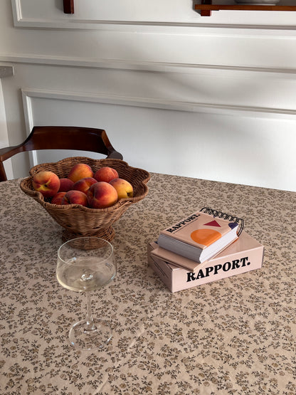 RAPPORT. parent-child connection calendar displayed as home decor on a table